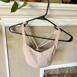 Lululemon sports bra - nude